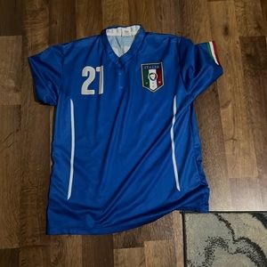 Retro Italian jersey Andrea pirlo adult medium